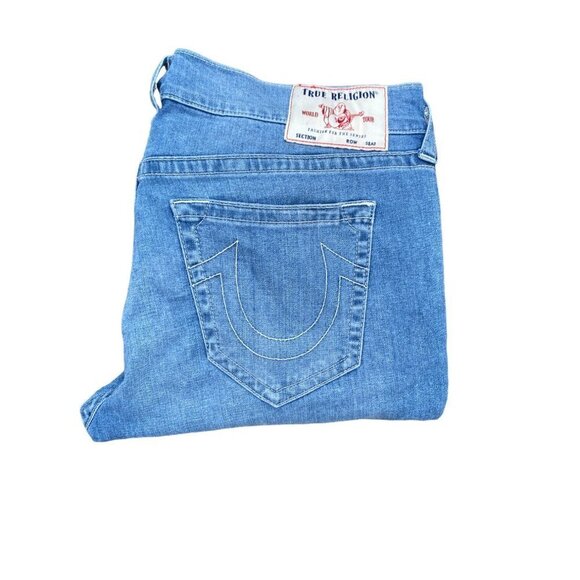 True Religion Jeans Size 38 ROCCO RELAXED SKINNY Blue - Picture 6 of 8